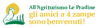 all'agriturismo le Pradine gli amici a 4 zampe sono i benvenuti